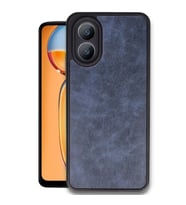 Oppo A38 Kılıf Aras Deri Kapak - Lacivert