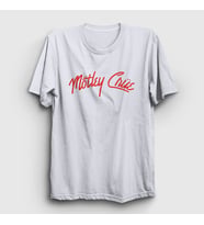 Presmono Unisex Beyaz Logo Mötley Crüe T-Shirt 167238tt (Beyaz)