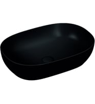 Vitra Outline 5995B483-0016 Oval Lavabo, 60 Cm, Mat Siyah