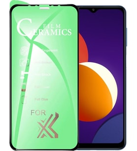 Samsung Uyumlu M12 Ekran Koruyucu 9D Seramik Nano Tam Kaplayan Kavisli