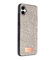 Onegif Samsung Galaxy A06 Bright Simli Kapak - Gold