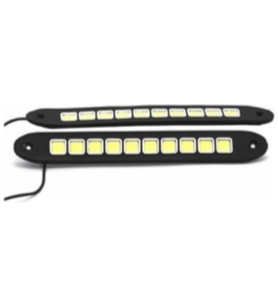 Yeni Gündüz Ledi COB LED Elastik DRL Gündüz Farı Lambası Onkar