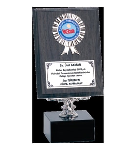 ODAK KUPA - Ahşap Plaketler - PL-008 B - 15x20 cm