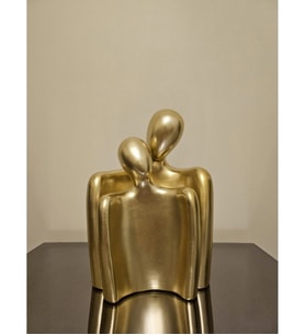 İkili Soyut İnsan Gold Biblo Seti
