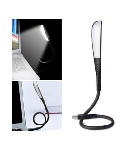 USB Girişli 14 Ledli 3 Kademeli Dokunmatik Masa/Kitap Okuma Lambası Ledi Siyah (5343)