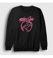 Presmono Unisex Siyah Neon Mötley Crüe Sweatshirt 384953tt