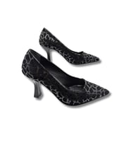 Stralende Kadın Leopar Desenli Stiletto - Stralende  - SİYAH - 40