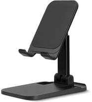 Telefon Standı Aşağı Yukarı Hareketli Ayarlanabilir Metal Plastik Gövdeli Katlanabilir Masa Üstü Kullanımı İçin Tüm Telefonlara Uyumlu