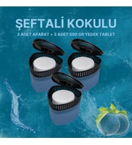 3 Adet 500GR - ŞEFTALİ - Nem Alıcılı Ve Rutubet Giderici Aparat Üçgen (TABLET DAHİL)