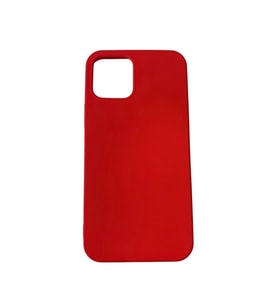 iPhone 12 ile Uyumlu Cappy Silikon Kılıf Kırmızı