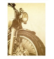 Motosiklet Hediyelik Ahşap Tablo