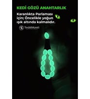 Arpa Tane Kedi Gözü Anahtarlık