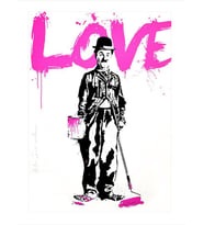 Charlie Chaplin Art Mdf Tablo