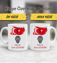 Polise Özel Kupa Bardak