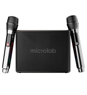 Microlab M60 Vega 100W Rgb 2 Adet Kablosuz Mikrofonlu Bluetooth Karaoke Hoparlör (15.000Mah Batarya