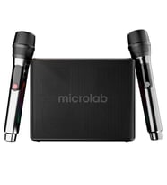 Microlab M60 Vega 100W Rgb 2 Adet Kablosuz Mikrofonlu Bluetooth Karaoke Hoparlör (15.000Mah Batarya