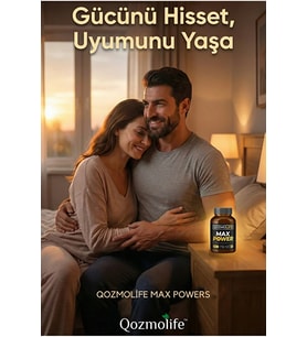 QOZMOLİFE MAXi POWERS ERKEKLERE ÖZEL GÜCSLÜ VE SERSTLERİCİ TABLET