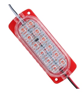 Parlak Yanıp Sönen 24 Volt 1.2 Watt Kırmızı 2835 Modül Led