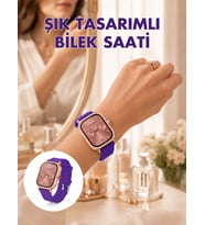 Bluetooth Arama Destekli Çok Fonksiyonlu Akıllı Saat
