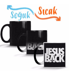 Jesus is Coming Back Sihirli Kupa Bardak Porselen