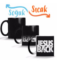 Jesus is Coming Back Sihirli Kupa Bardak Porselen