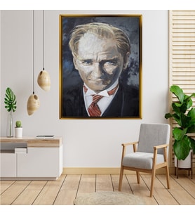 ÇERÇEVELİ ATATÜRK TABLO S410