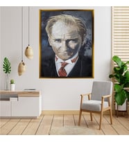 ÇERÇEVELİ ATATÜRK TABLO S410