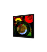 Soyut Çerçeveli Mdf Tablo