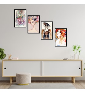 4 Parçalı Çerçeve Görünümlü Mdf Tablo 02