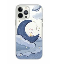 Iphone 15 Pro Uyumlu Sevimli Ayıcık Desenli Şeffaf Telefon Kılıfı