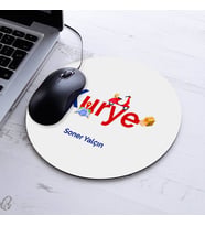 Kişiye Özel Kuryeler İçin Yuvarlak Mousepad