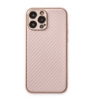 Apple İphone 13 Pro Kılıf Coco Karbon Silikon - Pembe