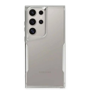 Samsung Galaxy S24 Ultra Kılıf Boyi Silikon Kapak - Gümüş