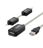 Usb Uzatma Kablosu 30 M - Silver Siyah HDX7525
