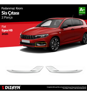 Fiat Egea HB Krom Sis Çıtası 2 Prç. 2020 Üzeri