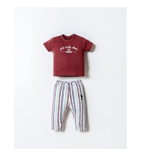 U.s. Polo 2li Takım Usb2879 Bordo