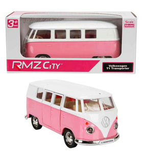 1:32 RMZ City Pembe Serisi Die Cast Model Araba - Volkswagen T1 Transporter