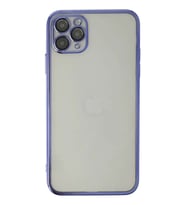 iPhone 11 Pro Max Kılıf Razer Lensli Silikon - Mor