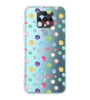PrintiFy Tecno Camon 16 ile Uyumlu 1mm Slim Fit Water Color 6 Baskılı Şeffaf  Kılıf