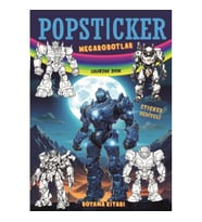 LAMA TOYS POPSTICKER MEGAROBOTLAR STICKERLI BOYAMA KİTABI
