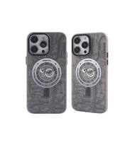 iPhone 14 Pro Max Kılıf Apollo Magneticsafe Desenli Kapak - Apollo Siyah - 1