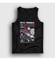Presmono Unisex Siyah Giyu Tomioka V4 Anime Demon Slayer Kimetsu No Yaiba Atlet 298698tt