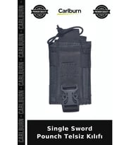 Single Sword Pounch Telsiz Kılıfı Taşınabilir Kılıf Koordinasyon Aksesuarı Askeri Cep