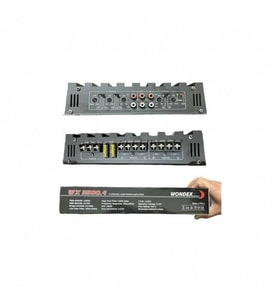 WONDEX WX-3500.4 3000 WAT 4 KANAL PROFESYONEL OTO AMFİ 4X70W RMS 2OHM (Karışık)