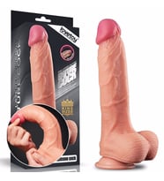 Lovetoy Nature Cock Ekstra Yumuşak Özel Çift Dokulu 26 cm Realistik Penis Dildo R546
