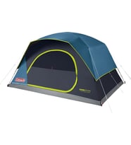Coleman Skydome Darkroom 4 Kişilik Kamp Çadırı.%90 Oranında Güneş Işığından Korur (Çok Renkli)