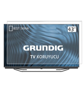 GRUNDIG 43GFU7905B TV EKRAN KORUYUCU - Grundig 43" inç Ekran Koruyucu Paneli 43 GFU 7905 B