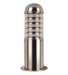 AVONNI BSU-68127-GR-K Krom/Nikel Kaplama Dış Mekan Aydınlatma E27 Paslanmaz Çelik Polikarbon Cam 13cm
