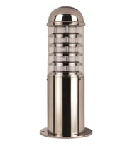 AVONNI BSU-68127-GR-K Krom/Nikel Kaplama Dış Mekan Aydınlatma E27 Paslanmaz Çelik Polikarbon Cam 13cm