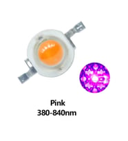 1 Watt 350mA Pembe Power Led PCB 10 Adet